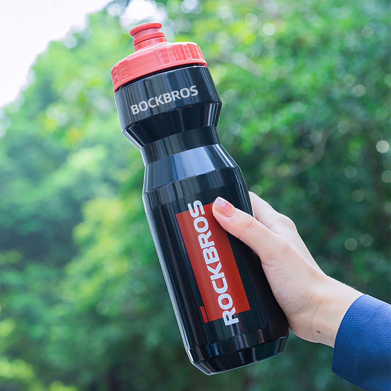 Bicycle bottle bottle 750 ml - black and red - Carlat