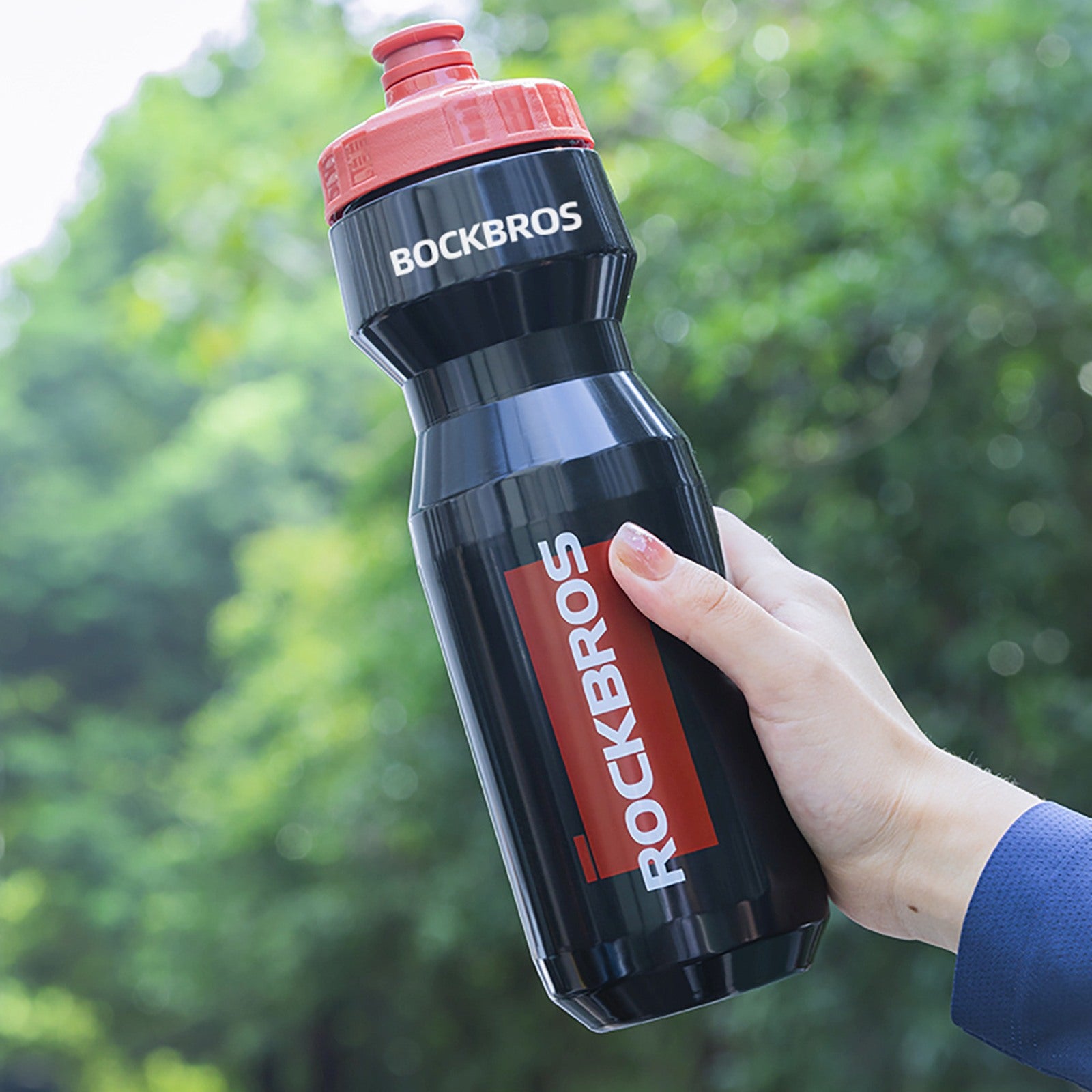 Bicycle bottle bottle 750 ml - black and red - Carlat