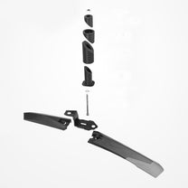 Bicycle fender set - black - Carlat