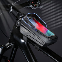 Bicycle frame bag with space for a phone 1l - black - Carlat