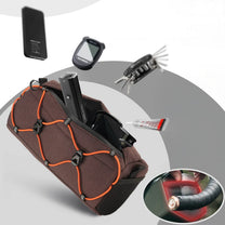 Bicycle handlebar bag with strap 2.2L - brown - Carlat