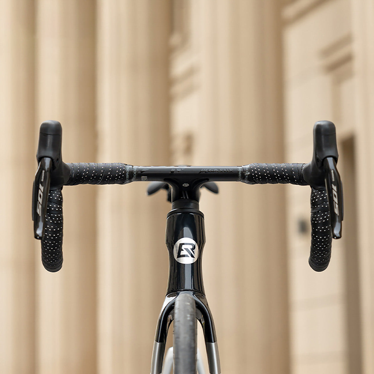 Bicycle handlebar tape made of EVA foam, Power pattern - black - Carlat