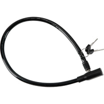 Bicycle parts – PVC steel cable 550mm, lockable, coated key. plastic. - Carlat