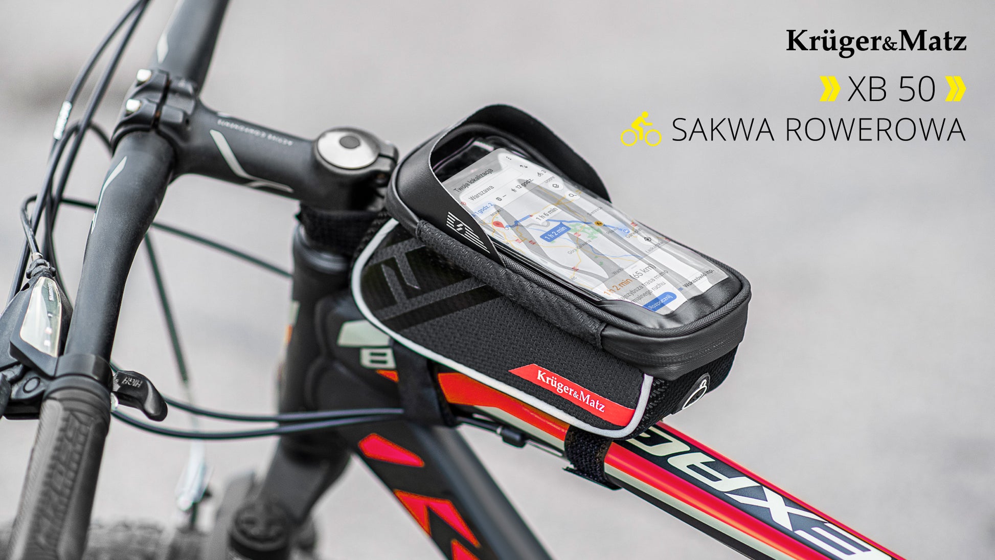 Bicycle parts – Waterproof bicycle bag for the Kruger&Matz XB50 frame - Carlat