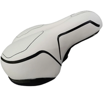 ATL Bicycle parts and accessories – RW5H Gel Bike Saddle, Matte White – image 2