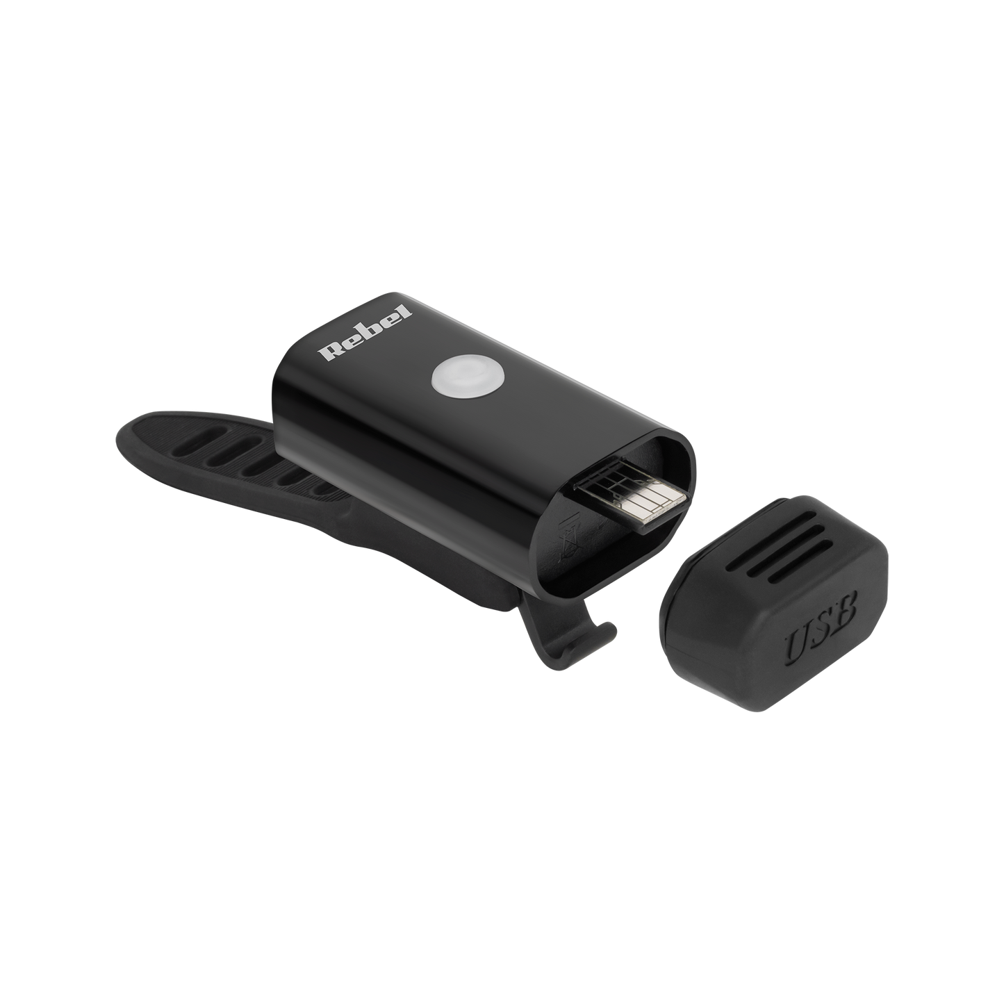 Rebel Bicycle parts and accessories – Rechargeable front bicycle lamp – image 2
