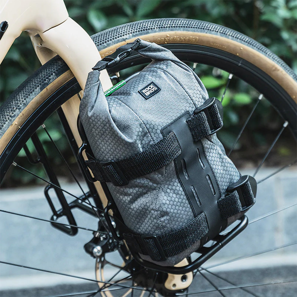 Bicycle shelf for bicycle fork bags - black - Carlat