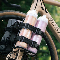 Bicycle shelf for bicycle fork bags - black - Carlat