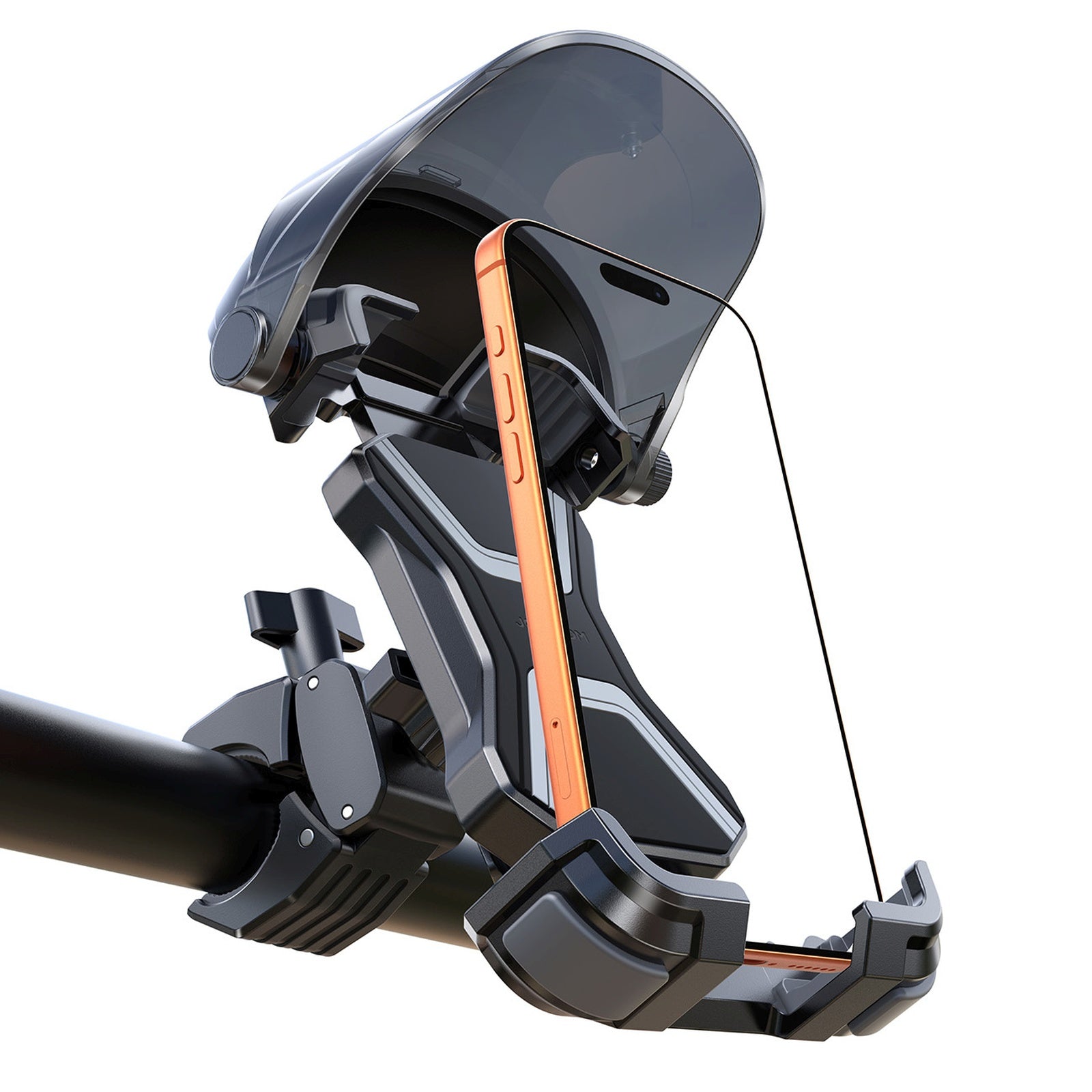 Bike holder with sun visor - black - Carlat