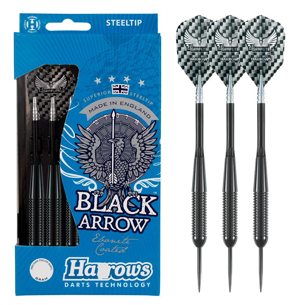 Steeltip HARROWS BLACK ARROW 3x19gR lure set