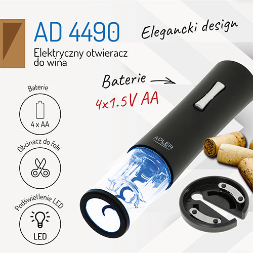 ADLER Bottle openers and corkscrews – AD 4490 Electric Wine Opener – image 16