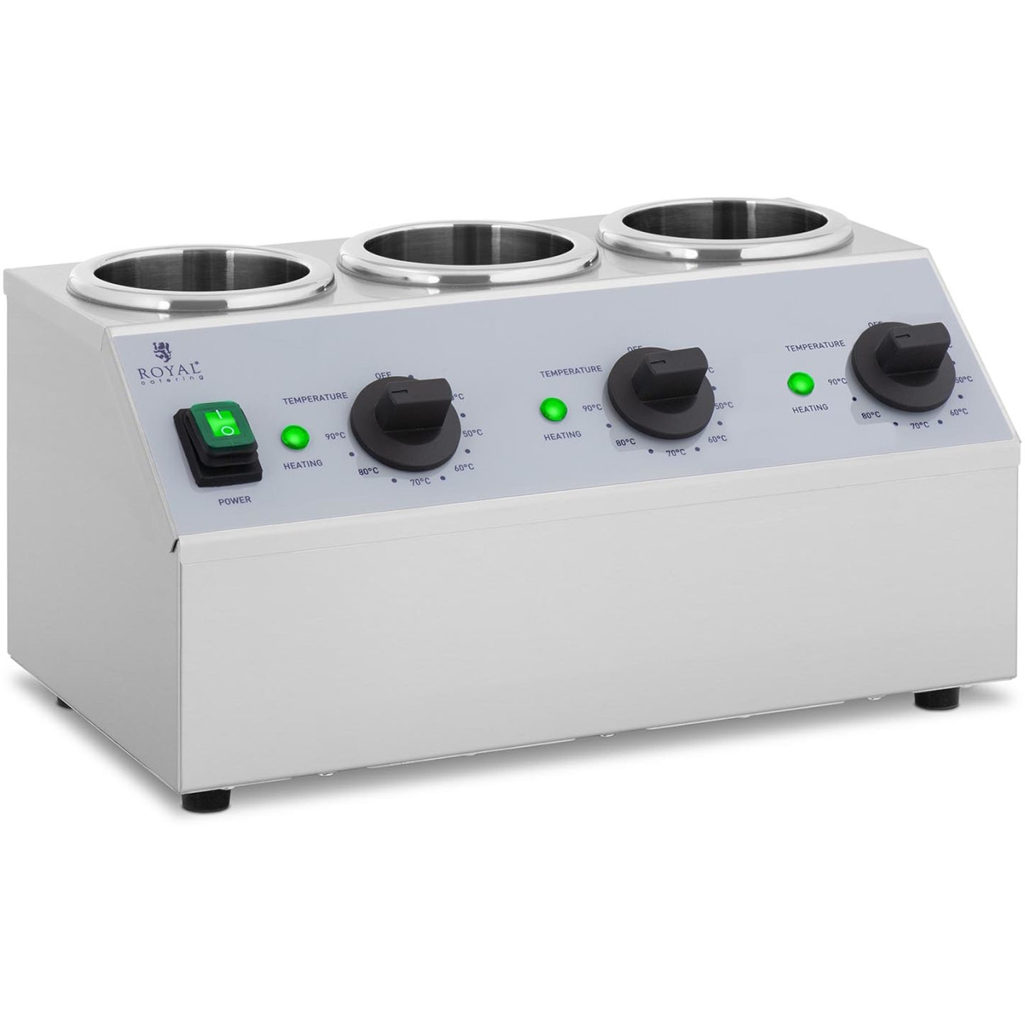Bottle warmer for hot sauces 3x 1L 40-90C 550W - Carlat