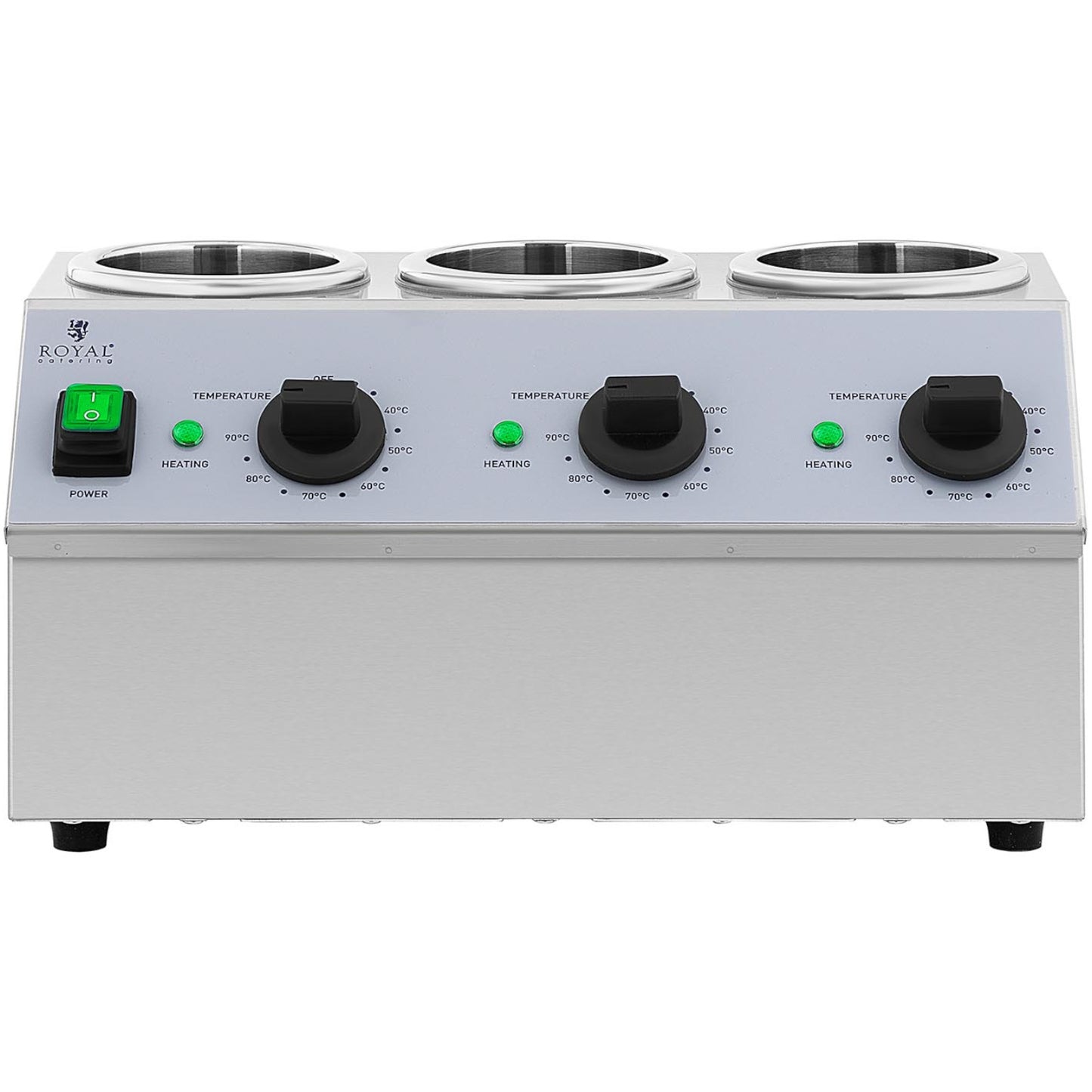 Bottle warmer for hot sauces 3x 1L 40-90C 550W - Carlat