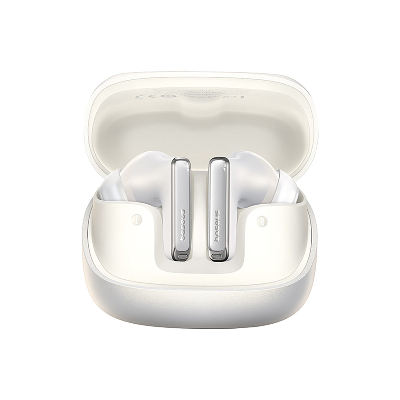 Bowie M2s Ultra TWS wireless headphones with screen - white - Carlat