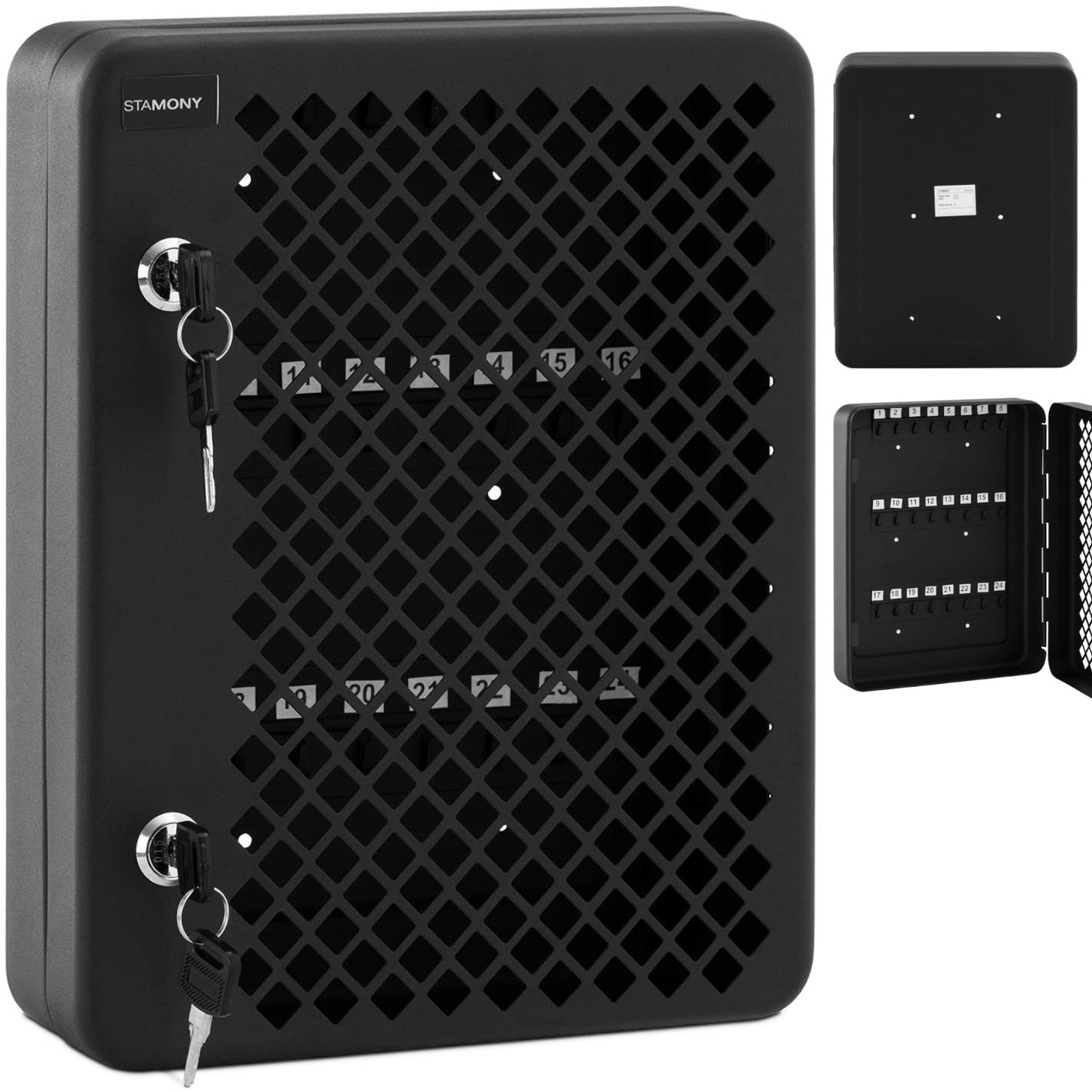 Box box wall organizer for 24 metal keys - Carlat