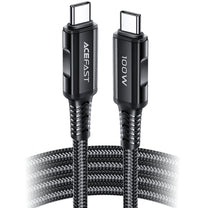Braided cable USB-C 100W 20V 5A 2m black - Carlat