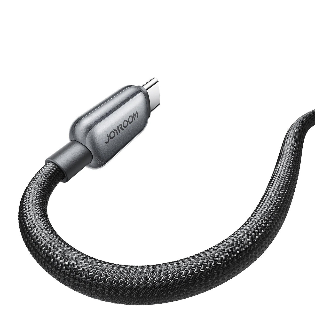 Braided cable USB-C 100W 20V 5A 2m black - Carlat