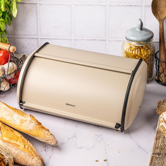 Bread Bags – Bread box, beige, 44 cm, Kinghoff, KH-1866 - Carlat