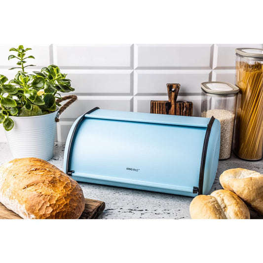 Bread Bags – Bread box, blue, 44 cm, Kinghoff, KH-1869 - Carlat