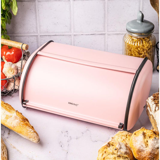 Bread Bags – Bread box, pink, 44 cm, Kinghoff, KH-1868 - Carlat