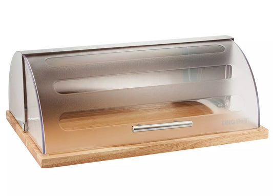 Bread Bags – Kinghoff Bamboo-Acrylic Bread Box - Carlat