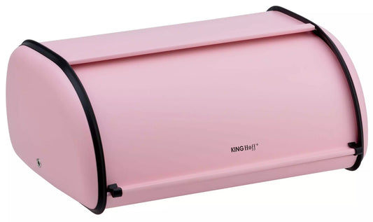 Bread Bags – Kinghoff Steel Bread Box, Pink - Carlat