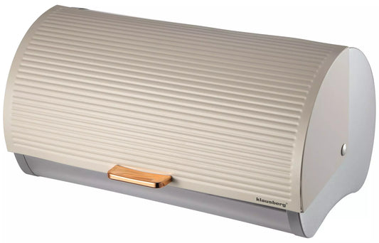 Bread Bags – Steel-bamboo bread box, beige Klausberg - Carlat