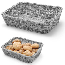Bread Boxes & Bags – Bread display basket, slanted rectangular - Carlat