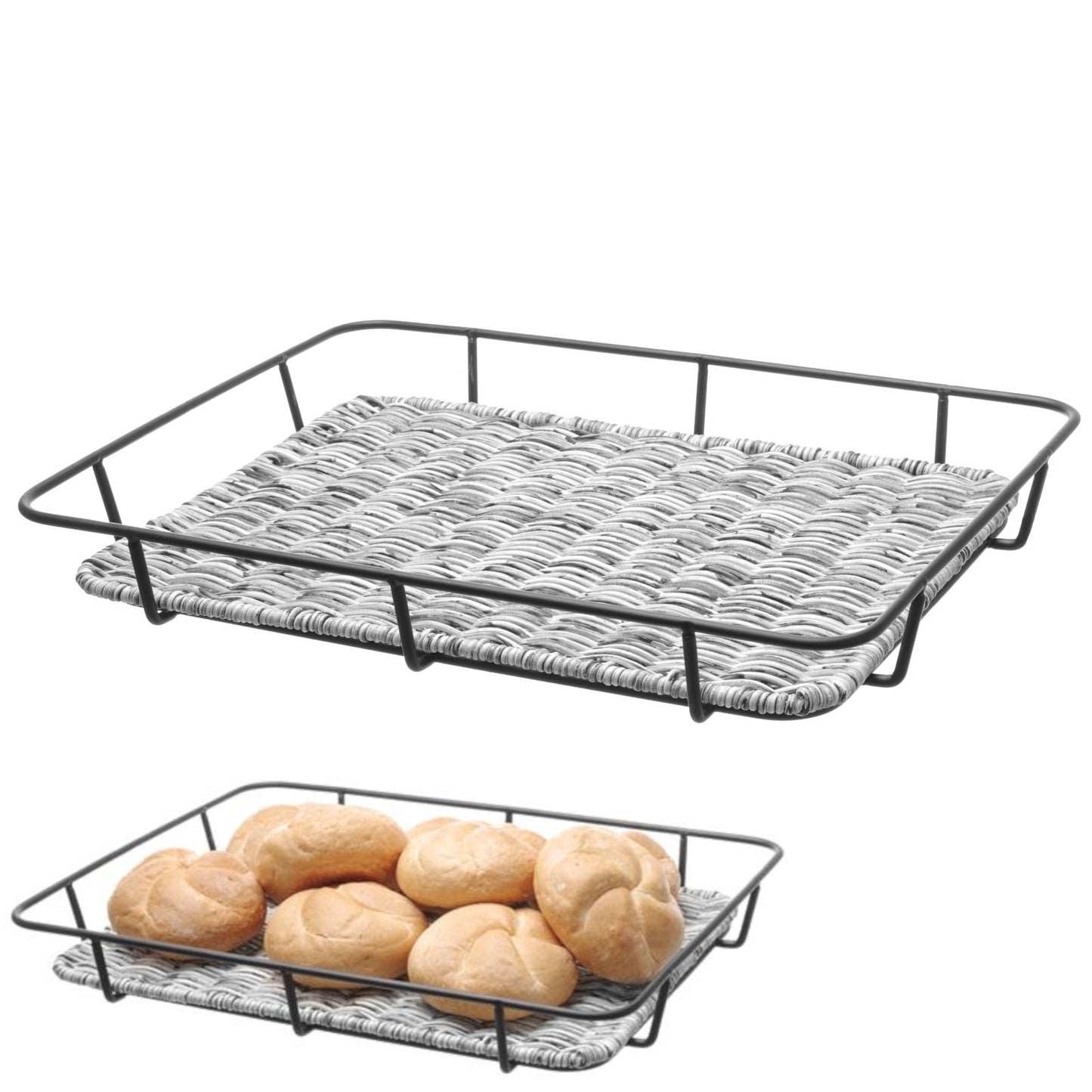 Bread Boxes & Bags – Bread tray basket with stainless - Carlat