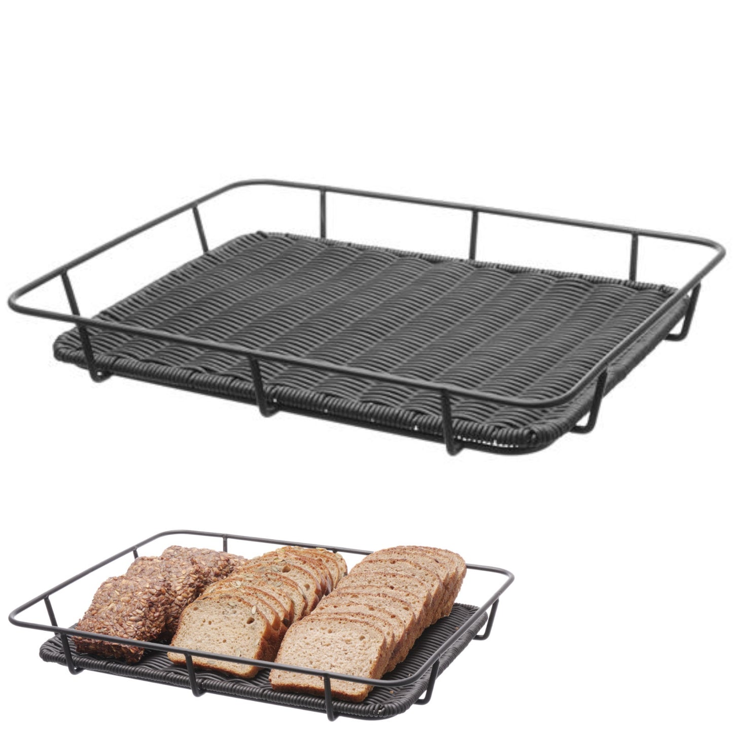 Bread Boxes & Bags – Bread tray basket with stainless - Carlat