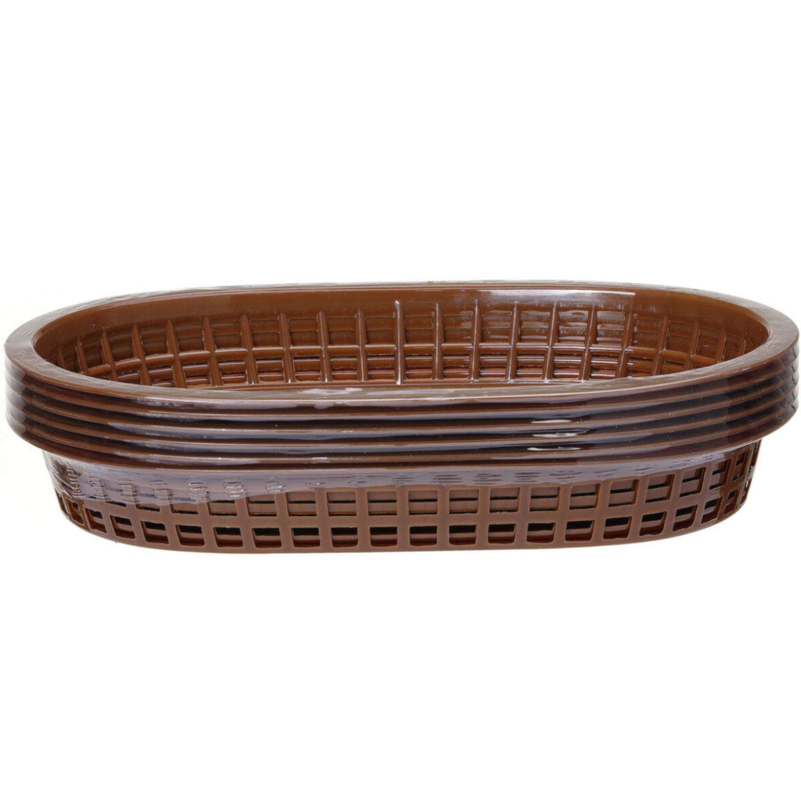 Bread Boxes & Bags – Oval brown bread basket, 6 - Carlat