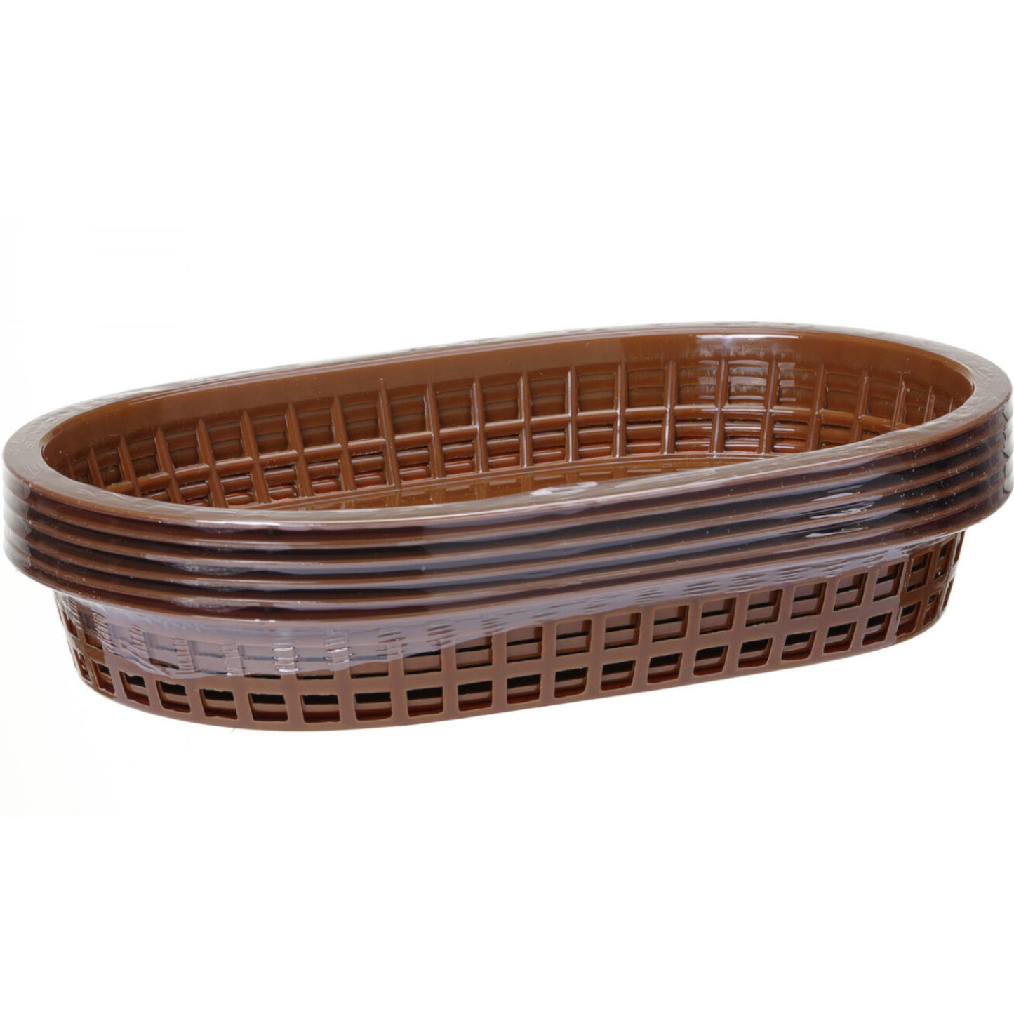Bread Boxes & Bags – Oval brown bread basket, 6 - Carlat