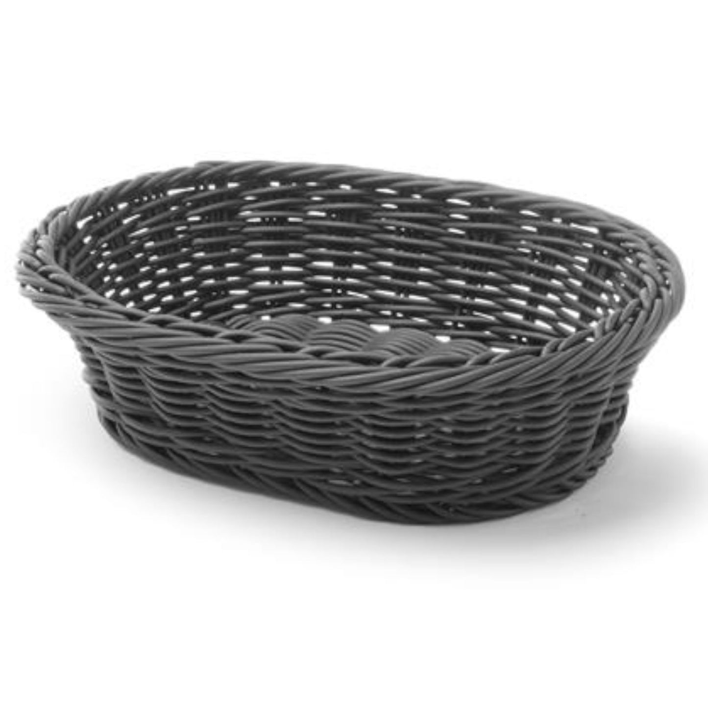Bread Boxes & Bags – Oval polypropylene bread basket, black, - Carlat