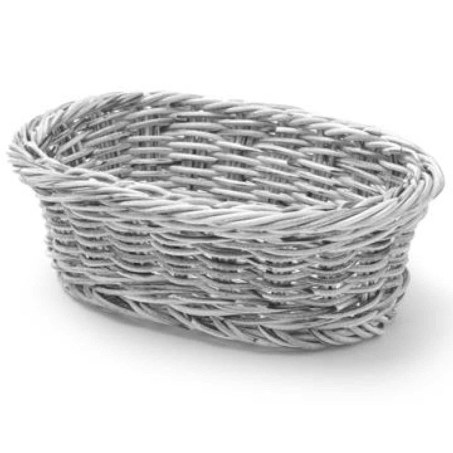Bread Boxes & Bags – Oval polypropylene bread basket, gray - Carlat