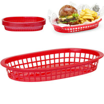 Bread Boxes & Bags – Oval red bread basket, 6 - Carlat