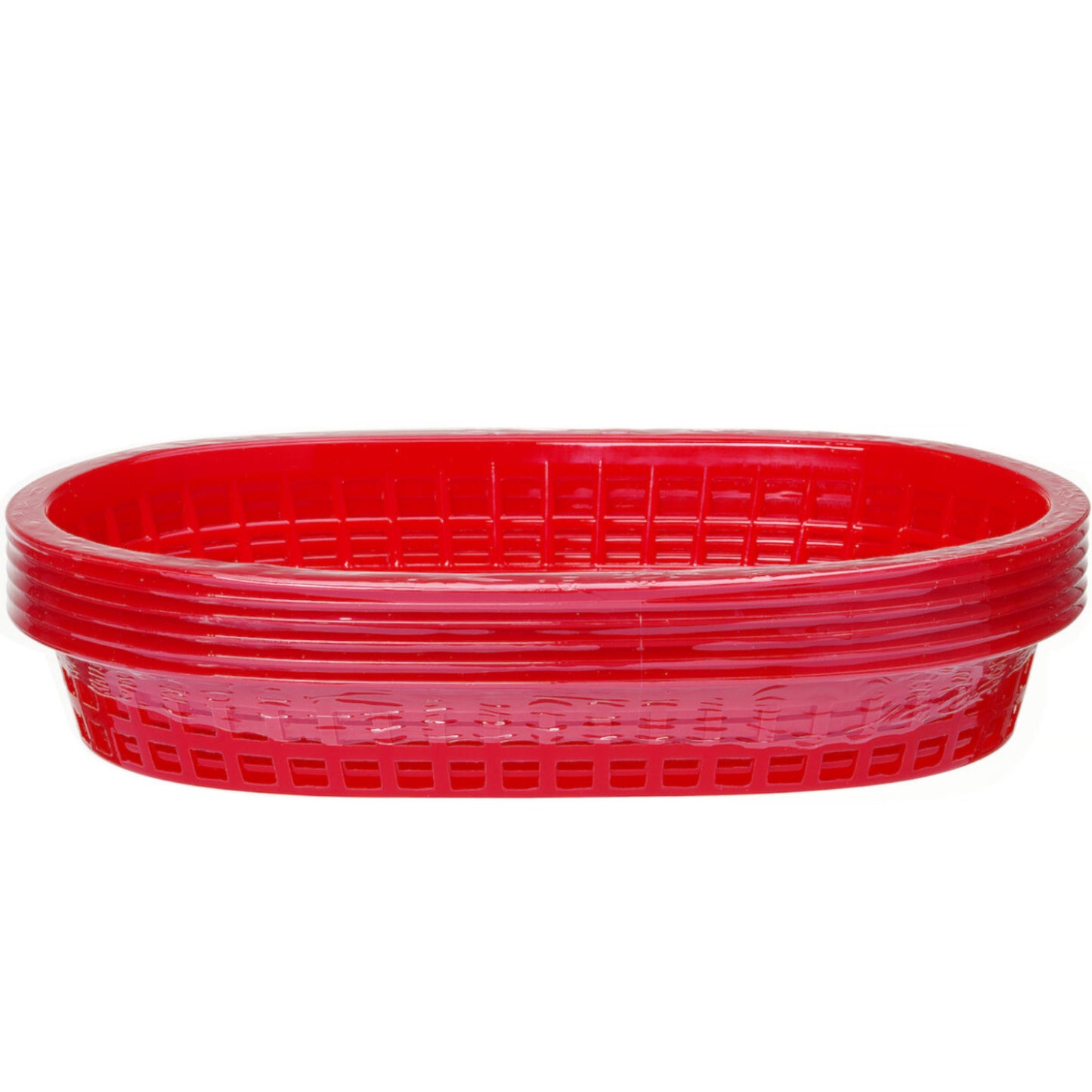 Bread Boxes & Bags – Oval red bread basket, 6 - Carlat