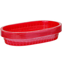 Bread Boxes & Bags – Oval red bread basket, 6 - Carlat