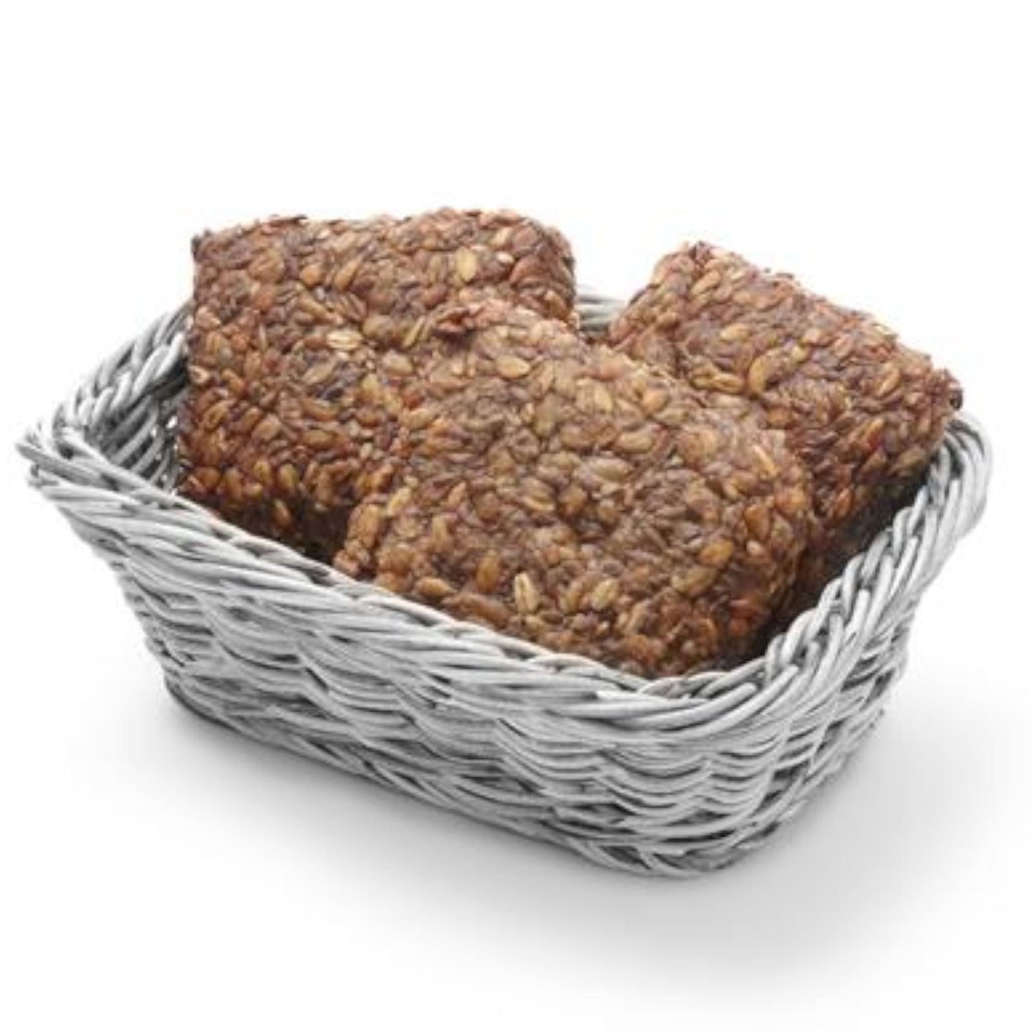 Bread Boxes & Bags – Rectangular polypropylene bread basket, gray - Carlat