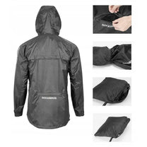 Breathable, windproof raincoat XXXL - black - Carlat
