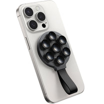 Brilliant magnetic phone holder with suction cups, black - Carlat