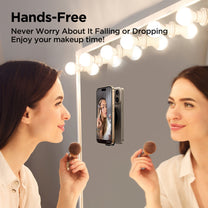 Brilliant magnetic phone holder with suction cups, black - Carlat