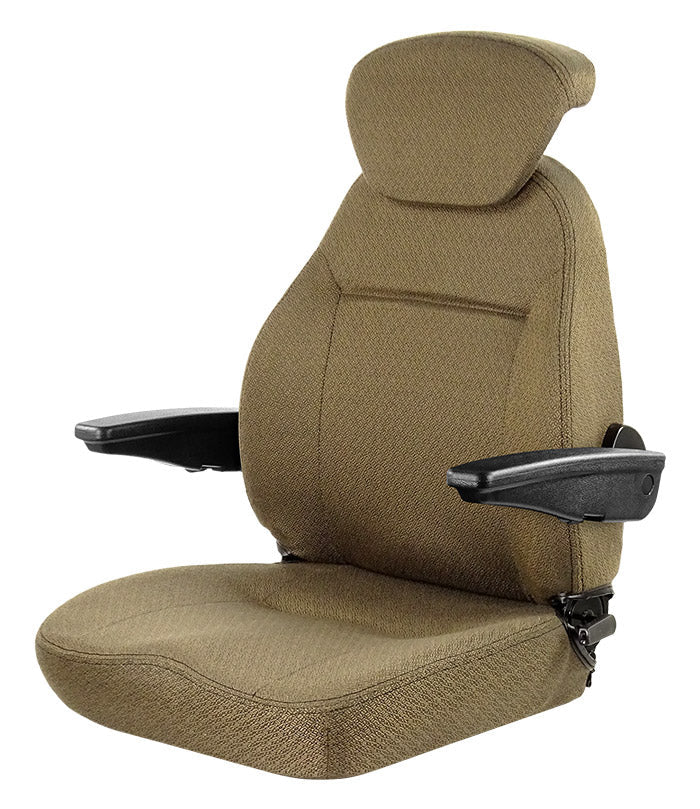 C1/AR fabric brown seat upper - Carlat