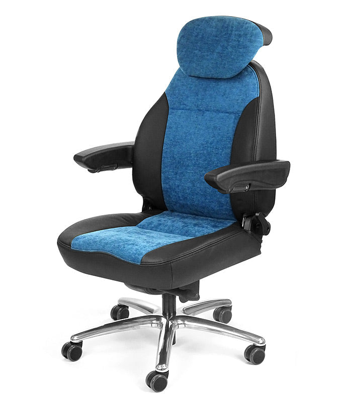C1 office chair leather with fabric - Carlat