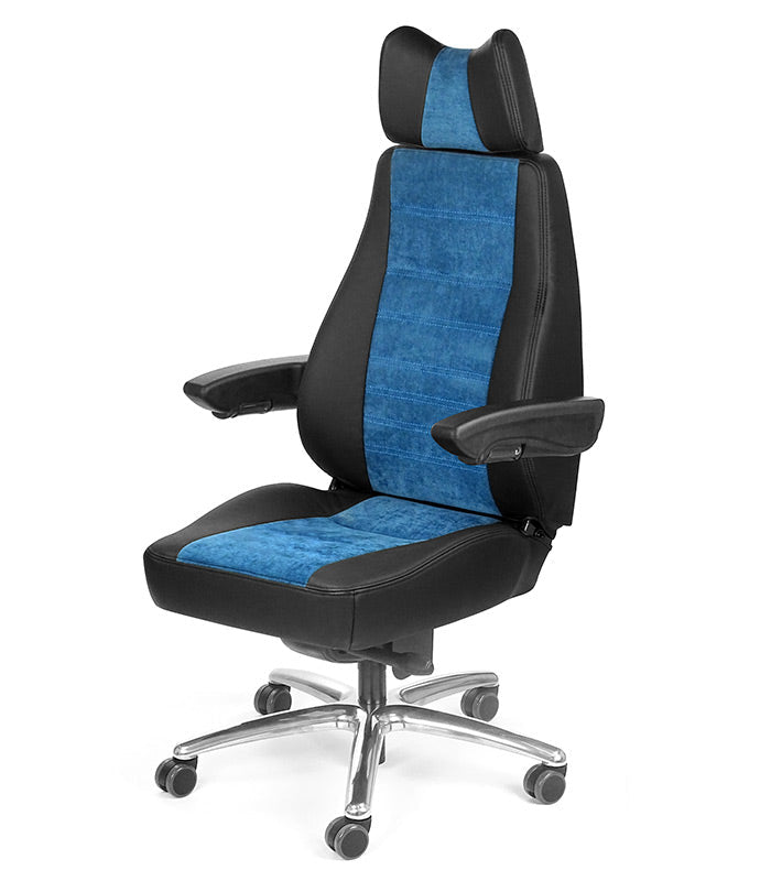 C4 office chair leather with fabric - Carlat