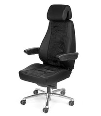 C4 office chair leather with fabric - Carlat