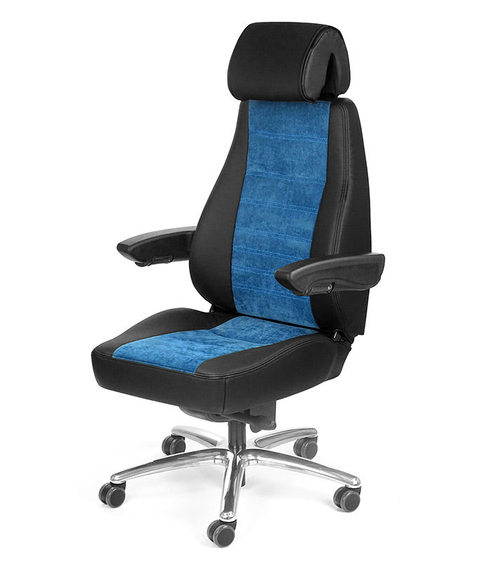 C4 office chair leather with fabric - Carlat