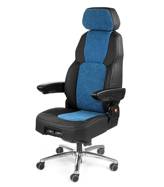 C8 office chair leather with fabric - Carlat