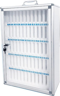 CMHYBS Mobile Phone Locker, 12/24/36/48/60 Compartments, Aluminium Alloy, Mobile Phone Management Storage Cabinets for Military and School Classrooms, Wall Mountable (Size: 60) - Carlat