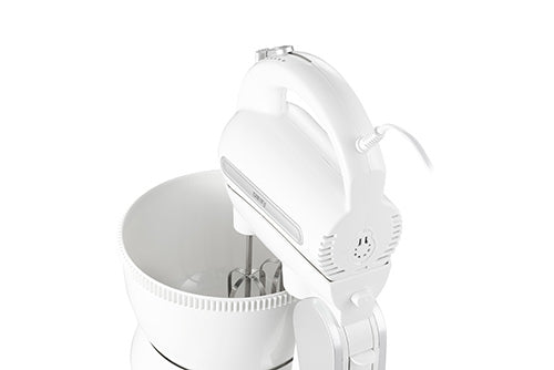 CAMRY CR 4213 Mixer with 3-liter bowl, 600 W, 5 speeds + turbo, motorized rotating bowl, whisks and beaters made of 304 stainless steel – image 2