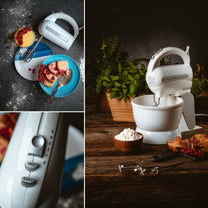 CAMRY CR 4213 Mixer with 3-liter bowl, 600 W, 5 speeds + turbo, motorized rotating bowl, whisks and beaters made of 304 stainless steel – image 18